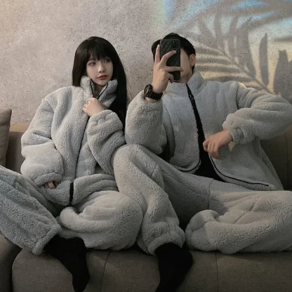 Cozy Comfort Fleece Pajama Set - Image 4