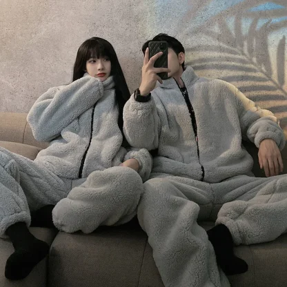 Cozy Comfort Fleece Pajama Set - Image 3