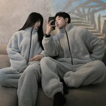 Cozy Comfort Fleece Pajama Set - Image 2