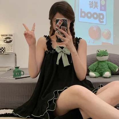 Cute Loose 2-Piece Set Sleepwear - Image 4
