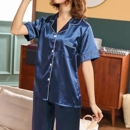 Casual Chic Lounge Pajama Set - Image 3