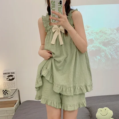 Cute Loose 2-Piece Set Sleepwear - Image 2