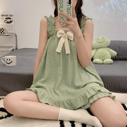Cute Loose 2-Piece Set Sleepwear - Image 5