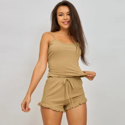 Casual Knitted Sleepwear Set - Image 5