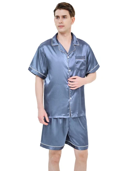 Thin Short Sleeve Pajama Set - Image 5