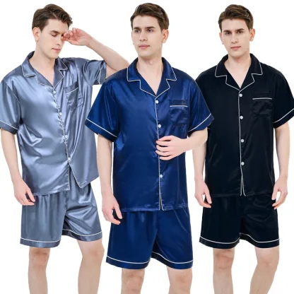 Thin Short Sleeve Pajama Set - Image 6