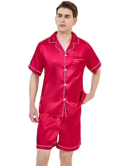 Thin Short Sleeve Pajama Set - Image 4