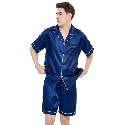 Thin Short Sleeve Pajama Set - Image 2