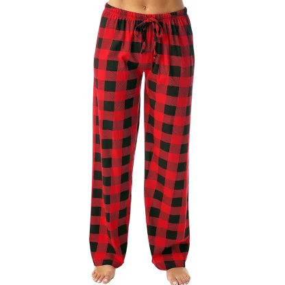 Autumn Plaid Full-Length Pajamas - Image 2