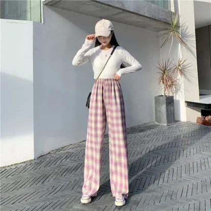 Oversized Checkered Pajama