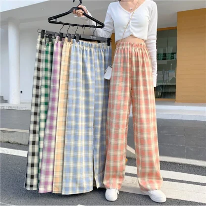 Oversized Checkered Pajama - Image 7