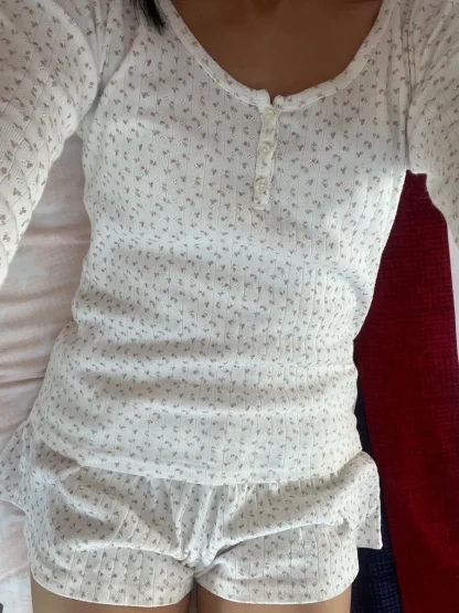 Charming Floral Sleepwear