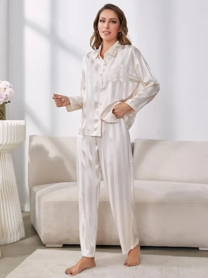 Cozy Red Plaid Nightwear - Image 5