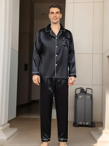 Cozy Long Sleeve Pajamas - Image 2