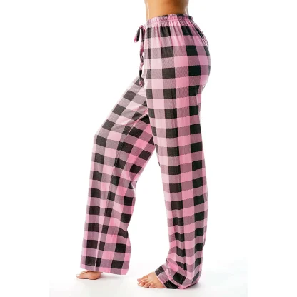 Sporty Plaid Sleepwear - Image 4