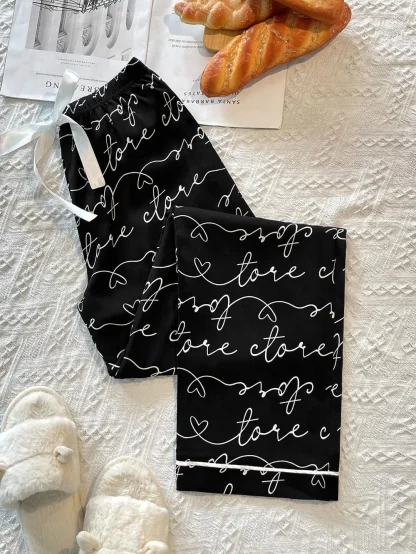 Relaxed Fit Lounge Pajama - Image 6