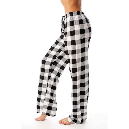 Plaid Elastic Waist Pajama - Image 3