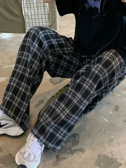 Trendy Plaid Nightwear - Image 6