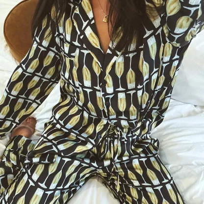 Christmas Striped Pajama Set - Image 3