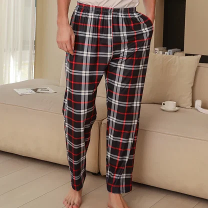 Checkered Print Oversized Pajamas - Image 5