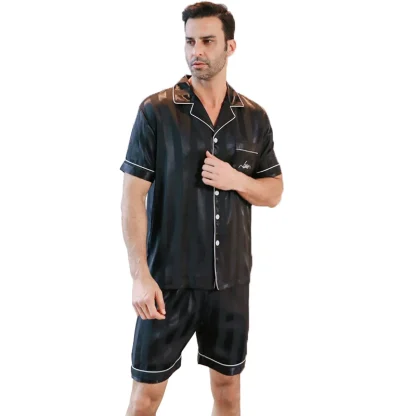 Thin Striped Sleepwear Set - Image 6