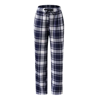 Relaxed Fit Checkered Pajama - Image 4