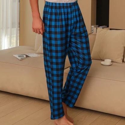 Checkered Print Oversized Pajamas - Image 4