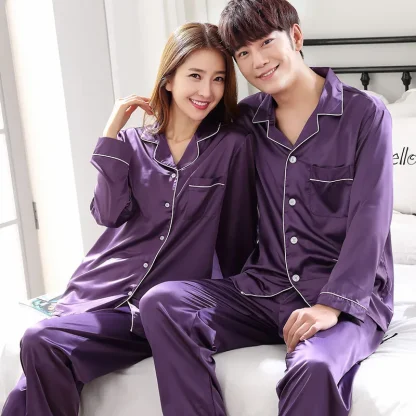 Stylish Solid Color PJ's - Image 5