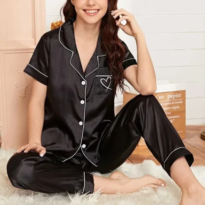 Button Down Heart Pj's - Image 2
