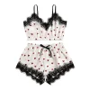 V-Neck Lace Pajama