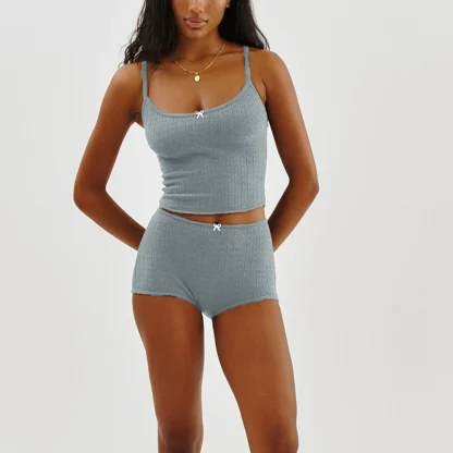 Sleeveless Crop Tank Sleepwear