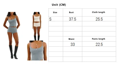Sleeveless Crop Tank Sleepwear - Image 7