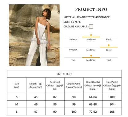 Sleek Spaghetti Strap Pajamas - Image 7