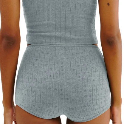Sleeveless Crop Tank Sleepwear - Image 6