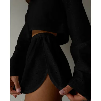 Relaxed Fit Long Sleeve Sleepwear - Image 3