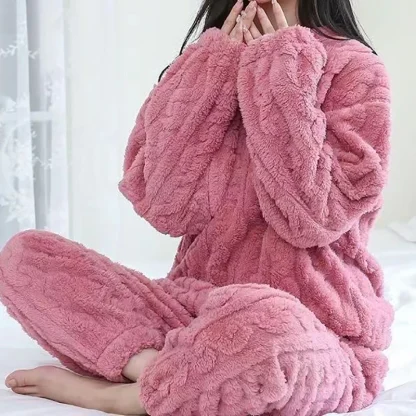 Autumn Cozy Ribbed Pajama