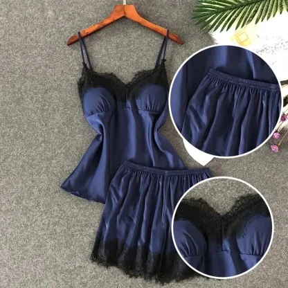 V-Neck Lace Sleepwear