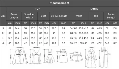 Notched Collar Lounge Pj's - Image 7