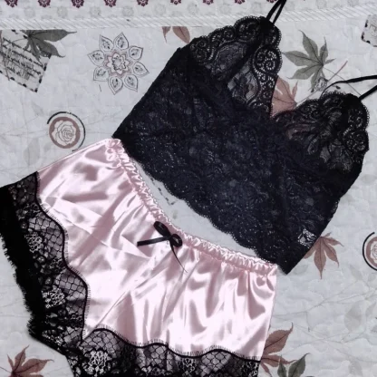 Sensual Crop Top Nightwear - Image 4